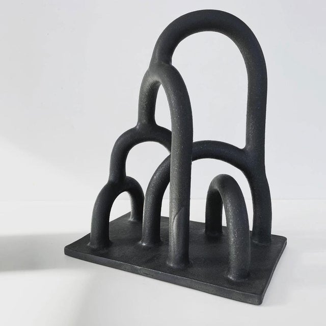 Doodle sculpture i by sophie rogers dimensions: d 14 x w 23 x h 30 cm materials: ceramic, glaze other glaze colors...