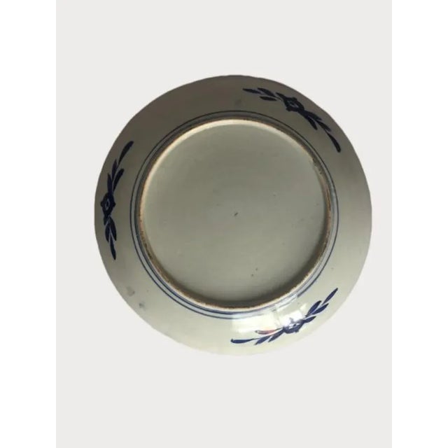 Large Antique Japanese Imari Hand Painted Plate, 1900 For Sale - Image 3 of 6