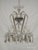 Vintage Waterford Fleur De Lis S Curved Cut Crystal 5 Arm 5 Light Chandelier For Sale - Image 11 of 12