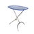 Blue Italian Leopoldo Side Table by A. Citterio & G.O. Löw for Kartell, 1990s For Sale - Image 8 of 8
