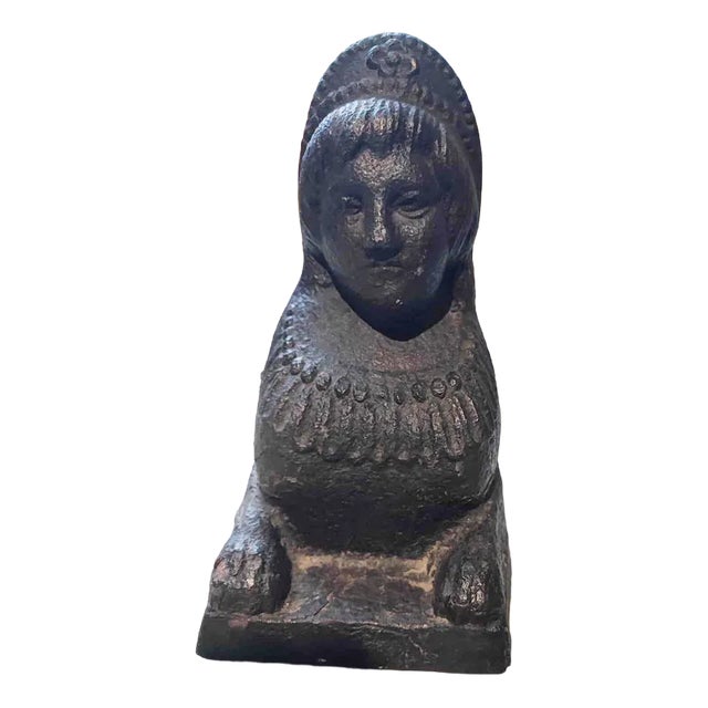 Pre-War Cast Iron Mold Casting Woman For Sale