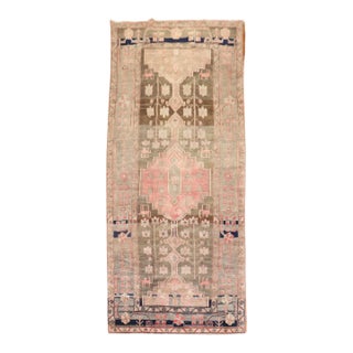 Tribal Vintage Persian Gallery Runner - 4'8" x 10'5" For Sale
