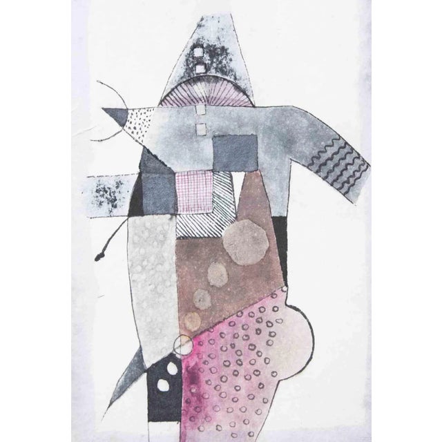 Unknown, Abstract Composition, Mixed Media, Late 20th Century For Sale