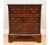 Georgian Style Hardwood Flame Chest of Drawers For Sale - Image 6 of 11