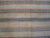1940s White Blue Stripe Antique Dhurrie Indian Rug 7'8" X 15'6" Flatweave Cotton Carpet For Sale - Image 4 of 5