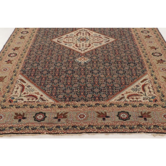 Rug & Kilim Vintage Turkish Anatolian Rug With Floral Medallion Design - Rug & Kilim For Sale - Image 4 of 10