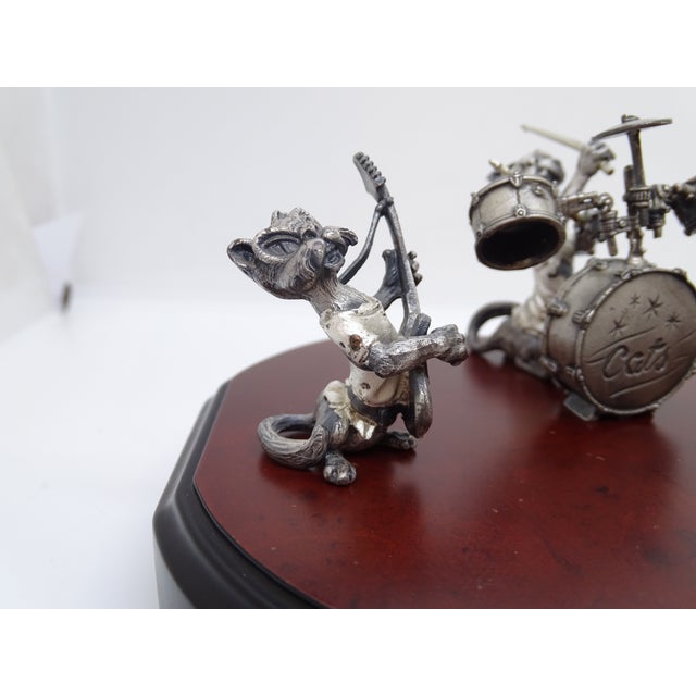 Musical Cats Figurine in Steel from Aryentis, 1980s For Sale - Image 10 of 18