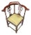 George III Mahogany Corner Armchair For Sale
