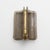 Curved Grey Ribbed Murano Glass and Brass Wall Sconces, 2000, Set of 2 For Sale - Image 6 of 9