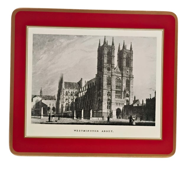 Wood Vintage Pimpernel British Heritage Cork-Backed Placemats - Set of 8 - Boxed For Sale - Image 7 of 12