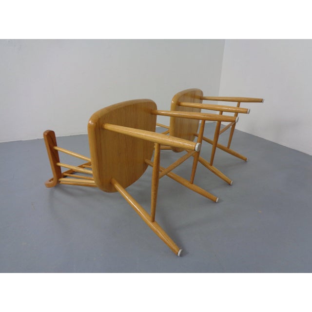 Oak Armchairs by Erik Ole Jørgensen for Tarm Stole Møbelfabrik, Denmark, 1960s, Set of 2 For Sale - Image 10 of 17