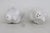 Mid 20th Century Mid 20th Century White Ceramic Salt and Pepper Shakers 2pc Pair Laughing Buddha Figurines For Sale - Image 5 of 10