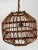 Vintage Mid Century Italian Bamboo Pendant Ceiling Light For Sale - Image 11 of 12