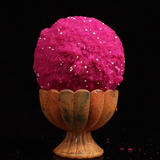 Late 19th Century Buddhist Relic Sphere With Guanyin, 1562g, Pink Crystal Ball For Sale - Image 4 of 9