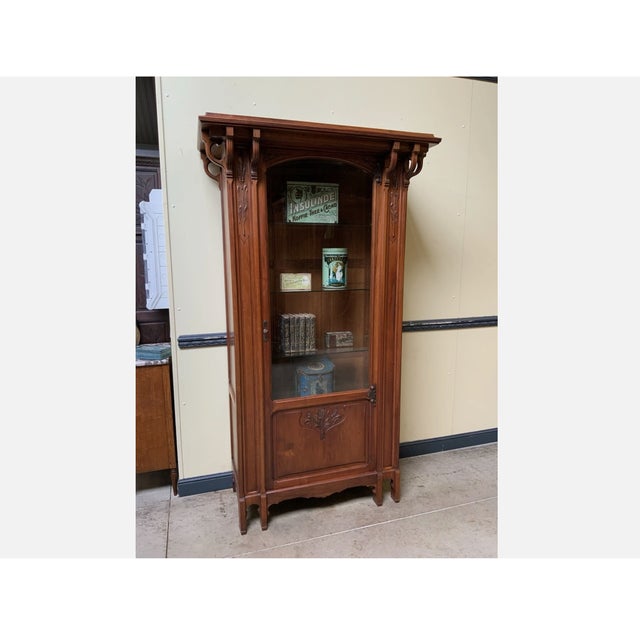 Antique Art Nouveau Bookcase, 1900 For Sale - Image 4 of 13