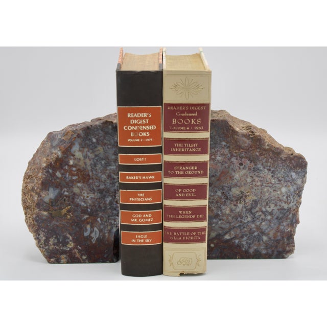 Mid-Century Modern Mid Century Modern Agate Bookends For Sale - Image 3 of 8
