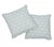 This 18" x 18" pillow features Belvedere in Sky, an updated trellis pattern that's handsome yet delicate. Feather/down...