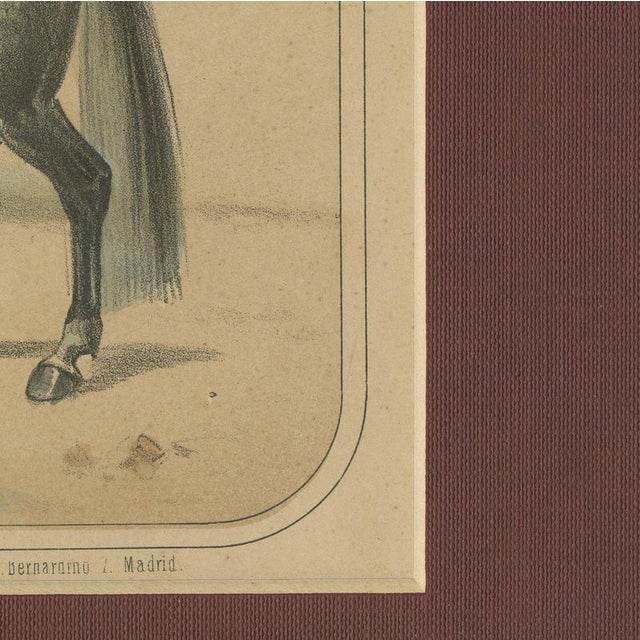Paper José Rubio Villegas, Dragoon and Kettledrummer, 1861, Lithograph For Sale - Image 7 of 12