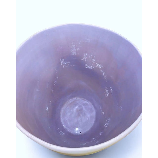 Lavender Rc Gorman "Noon" Ceramic Floor Vase, 1987 - 19" Diameter X 26" Tall For Sale - Image 8 of 11