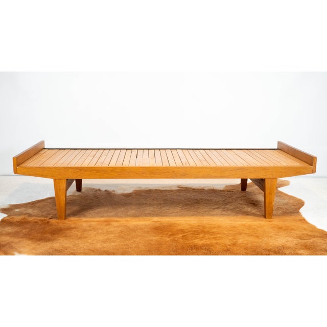 Mid-Century Expanding Ib Hylander Attr. Oak Daybed by Tanu Toiviainen, 1960s For Sale - Image 12 of 18