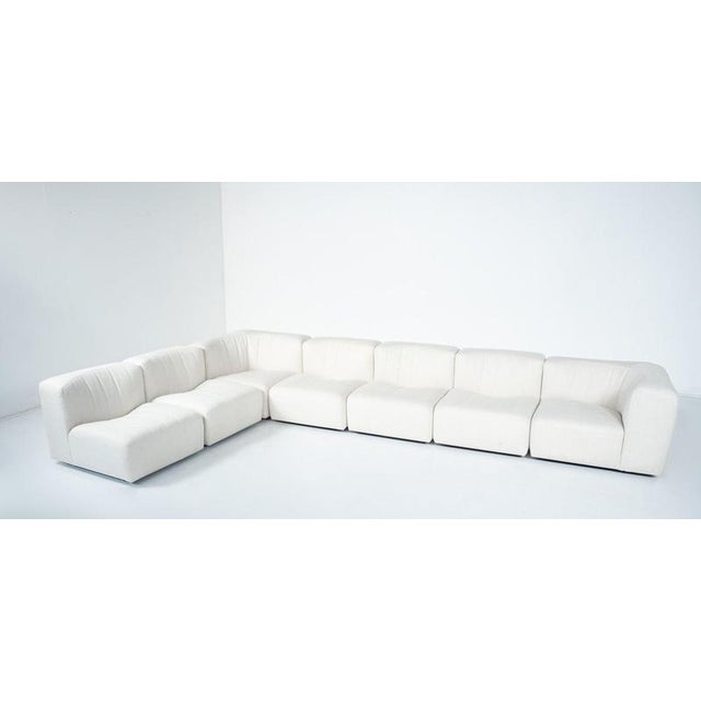 Mid-Century Modular Sofa Model 9000 by Tito Agnoli for Arflex, Italy, 1970s, Set of 7 For Sale - Image 9 of 10