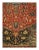 Indo Mamluk design rug. Handmade Hand-knotted in fine lambswool. Lamb's Wool on a Cotton Foundation Vegetable Dyed Hand-...
