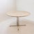 Round Travertine Dining Table with Chrome Base, 1970s For Sale - Image 3 of 16