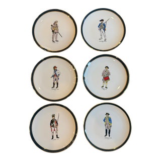 Late 20th Century United States Ceramic Co. Plates For Sale