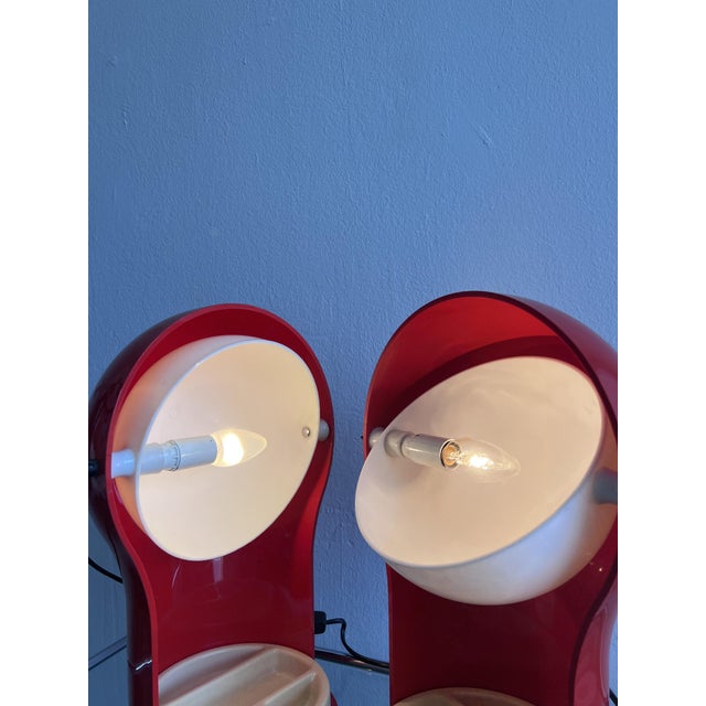 Telegono Table Lamps by Vico Magistretti for Artemide, 1970s, Set of 2, in Good conditions. Designed 1970 to 1979 I have...