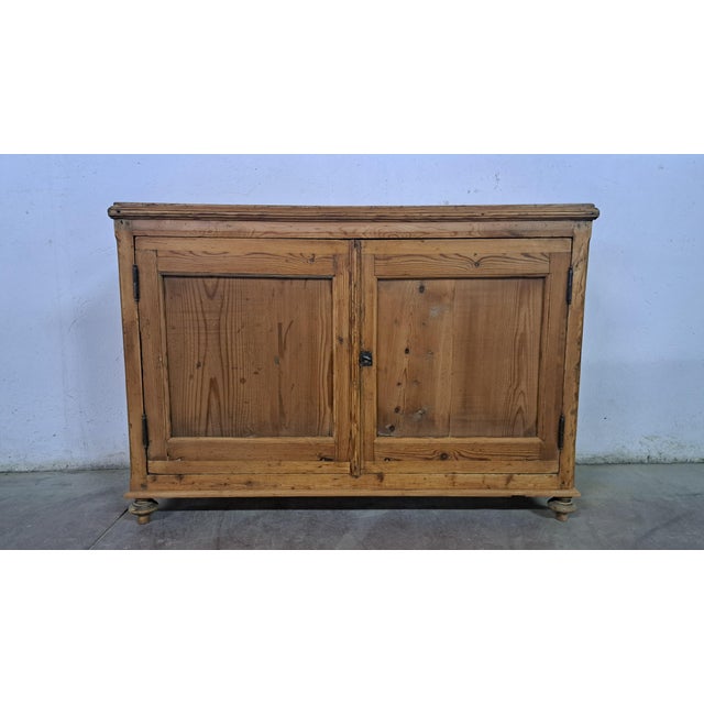 Small Tuscan Fir Sideboard, 1890s For Sale - Image 9 of 9