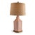 Textile Amelia Pink Bamboo Birdcage Lamp with Raffia Shade For Sale - Image 7 of 7