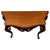 A beautifully elegant 20th-century French side table, finely constructed in mahogany and distinguished by its graceful...