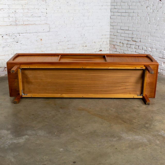 Late 20th Century Scandinavian Modern Teak Credenza Buffet or Sideboard by Skovby Furniture Denmark For Sale - Image 14 of 18