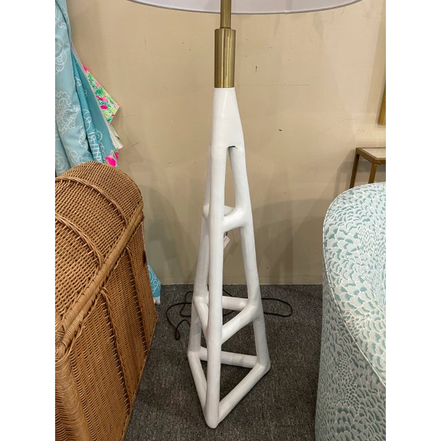 2020s Regina Andrews Tanner Steel Floor Lamp For Sale - Image 5 of 6