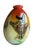 This hand-blown art glass vase represents the mid-to late 20th century studio glass movement, which emphasized artistic...