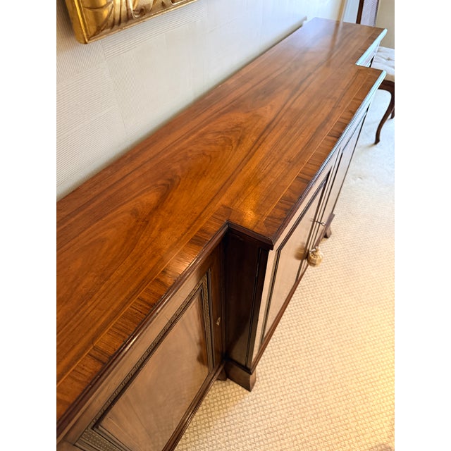 Wood 1970s Four Cabinet Console For Sale - Image 7 of 12