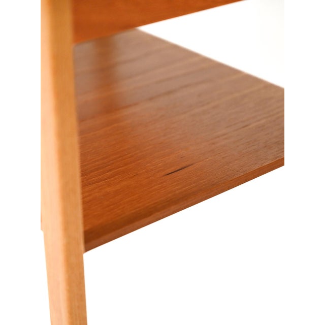 Wood Scandinavian Teak Bedside Tables, 1960s, Set of 2 For Sale - Image 7 of 13