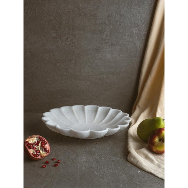Stone Marble Cirque Fruit Bowl - Set of 3 - 6",9",12" Inches For Sale - Image 7 of 8