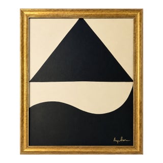 Title: Horizon Tide Modern Painting , Framed by Bryan Boomershine For Sale
