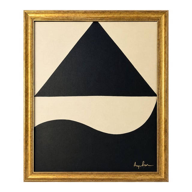 Title: Horizon Tide Modern Painting , Framed by Bryan Boomershine For Sale