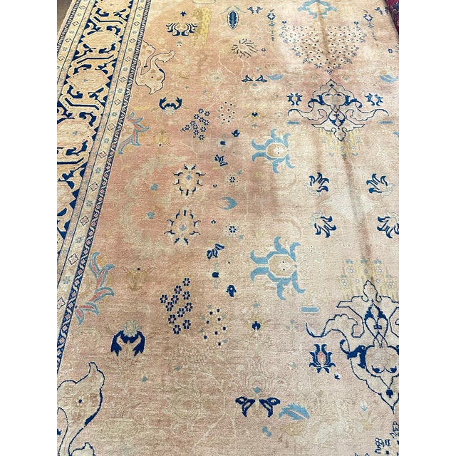 1920s Persian Tabriz Area Rug 10’3″ X 13’1″ For Sale - Image 12 of 12