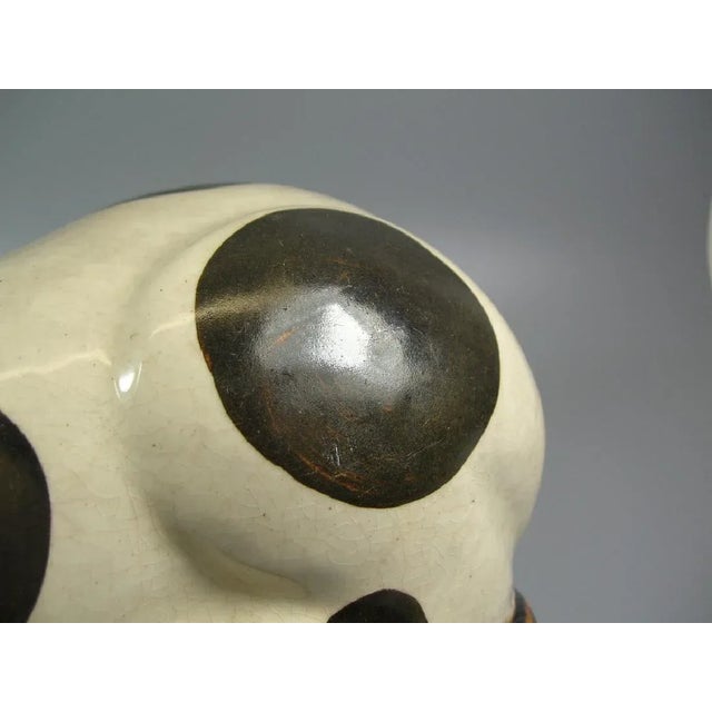 Ceramic Antique Chinese Cizhou-Ware Ceramic 'Cat' Pillow For Sale - Image 7 of 11