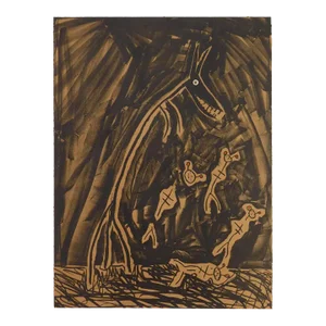 Marvin Jones Ant People Relief Print