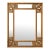 Ornate French Baroque-Style Gold Beveled Wall Mirror, 47" X 35" For Sale