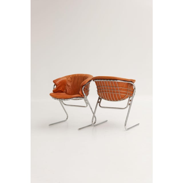 Modern Flynn Dining Chairs by Gastone Rinaldi for Thema, 1970s, Set of 4 For Sale - Image 3 of 14