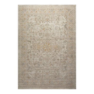 Chris Loves Julia x Loloi Rosemarie Ivory / Natural 3'-7" x 5'-7" Accent Rug For Sale