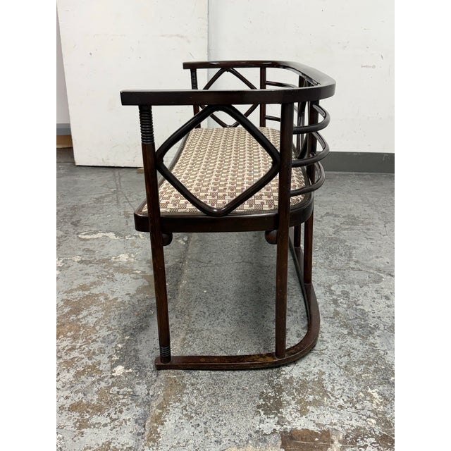 Josef Hoffmann Josef Hoffmann Fledermaus Cabaret Settee, Circa 1905 For Sale - Image 4 of 12