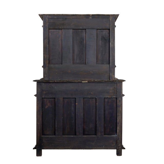 Mid 19th Century Carved Walnut Italian Cabinet, 1850s For Sale - Image 11 of 12