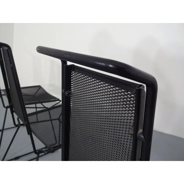 Metal Chairs by Rolf Rahmlow, 1980s, Set of 4 For Sale - Image 14 of 18