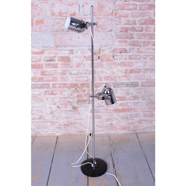 Mid-Century Modern Floor Lamp in Chrome by J. Indra for Combi Lux, Czech, 1960s For Sale - Image 9 of 13